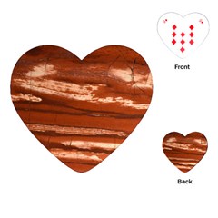 Red Earth Natural Playing Cards (heart)  by UniqueCre8ion