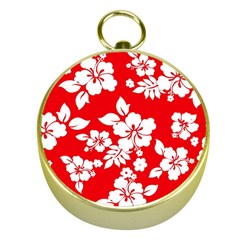 Red Hawaiian Gold Compasses by AlohaStore
