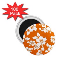 Orange Hawaiian 1 75  Magnets (100 Pack)  by AlohaStore