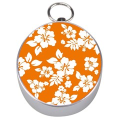 Orange Hawaiian Silver Compasses by AlohaStore