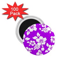 Purple Hawaiian 1 75  Magnets (100 Pack)  by AlohaStore