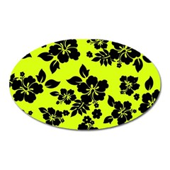 Dark Hawaiian Oval Magnet by AlohaStore