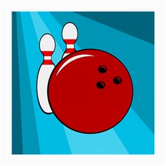 Bowling  Medium Glasses Cloth (2-side) by Valentinaart