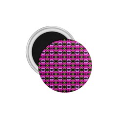 Pretty Pink Flower Pattern 1 75  Magnets by BrightVibesDesign