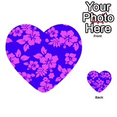 Hawaiian Evening Multi-purpose Cards (heart)  by AlohaStore