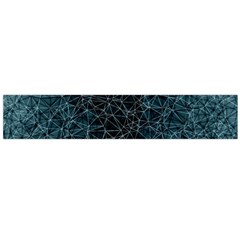 Polygonal And Triangles In Blue Colors  Flano Scarf (large) by vanessagf