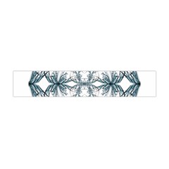 Mandala Blue And White Flano Scarf (mini) by vanessagf