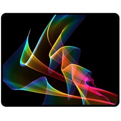 Crystal Rainbow, Abstract Winds Of Love  Fleece Blanket (medium)  by DianeClancy
