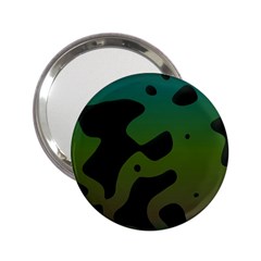 Black Spots On A Gradient Background                                                                                                  			2 25  Handbag Mirror by LalyLauraFLM