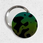 Black spots on a gradient background                                                                                                  			2.25  Handbag Mirror Front