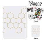 Honeycomb pattern graphic design Multi-purpose Cards (Rectangle) Back 35