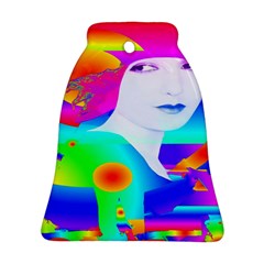 Abstract Color Dream Ornament (bell)  by icarusismartdesigns