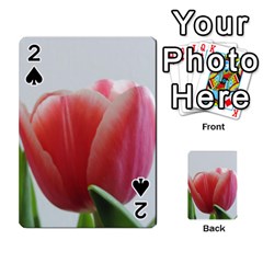 Red Tulips Playing Cards 54 Designs  by picsaspassion