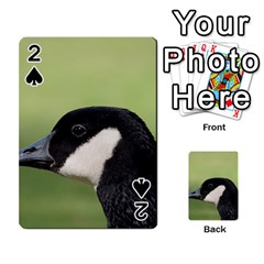 Goose Bird In Nature Playing Cards 54 Designs  by picsaspassion