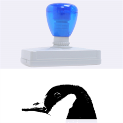 Goose Bird In Nature Rubber Address Stamps (xl) by picsaspassion