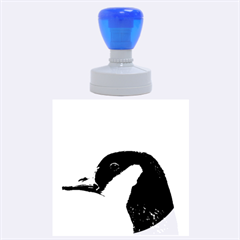 Goose Bird In Nature Rubber Round Stamps (large) by picsaspassion