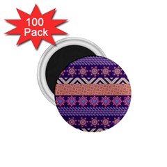 Colorful Winter Pattern 1 75  Magnets (100 Pack)  by DanaeStudio