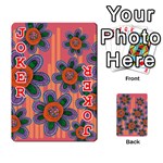 Colorful Floral Dream Playing Cards 54 Designs  Front - Joker2
