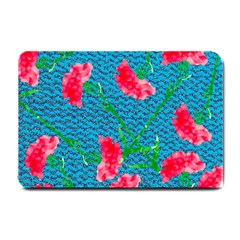 Carnations Small Doormat  by DanaeStudio