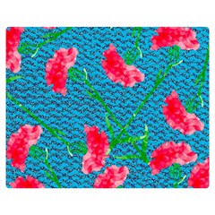 Carnations Double Sided Flano Blanket (medium)  by DanaeStudio