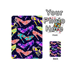 Colorful High Heels Pattern Playing Cards 54 (mini)  by DanaeStudio