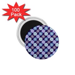 Snowflakes Pattern 1 75  Magnets (100 Pack)  by DanaeStudio