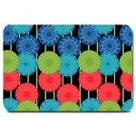 Vibrant Retro Pattern Large Doormat  30 x20  Door Mat
