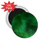 Ombre Green Abstract Forest 2.25  Magnets (100 pack)  Front