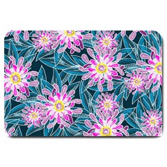 Whimsical Garden Large Doormat  by DanaeStudio