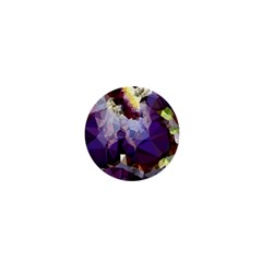 Purple Abstract Geometric Dream 1  Mini Magnets by DanaeStudio