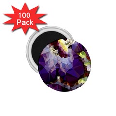 Purple Abstract Geometric Dream 1 75  Magnets (100 Pack)  by DanaeStudio