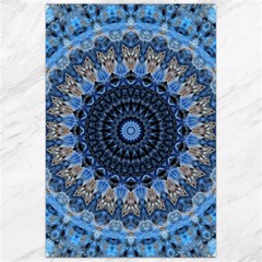 Feel Blue Mandala Canvas 24  X 36  by designworld65
