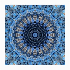 Feel Blue Mandala Medium Glasses Cloth by designworld65