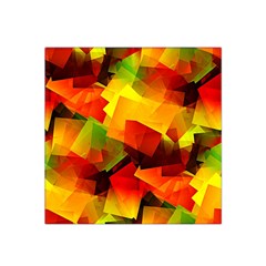 Indian Summer Cubes Satin Bandana Scarf by designworld65
