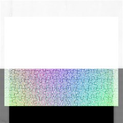 Rainbow Colorful Grid Rectangular Jigsaw Puzzl by designworld65