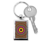Ornament Mandala Key Chains (Rectangle)  Front