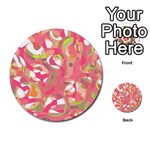 Pink smoothie  Multi-purpose Cards (Round)  Back 3