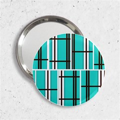 Black And White Stripes                                                                                                          			2 25  Handbag Mirror by LalyLauraFLM