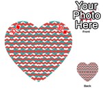 Geometric Waves Playing Cards 54 (Heart)  Front - Diamond10