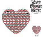 Geometric Waves Playing Cards 54 (Heart)  Front - Spade7