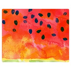 Abstract Watermelon Double Sided Flano Blanket (medium)  by DanaeStudio