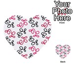 Red elegance  Multi-purpose Cards (Heart)  Back 51