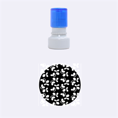 Elegant Garden Rubber Round Stamps (small) by Valentinaart