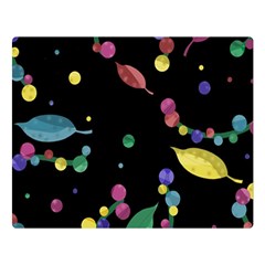 Space Garden Double Sided Flano Blanket (large)  by Valentinaart