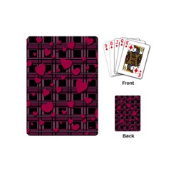 Harts Pattern Playing Cards (mini)  by Valentinaart