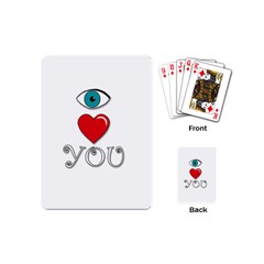 I Love You Playing Cards (mini)  by Valentinaart