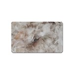 Down Comforter Feathers Goose Duck Feather Photography Magnet (Name Card) Front