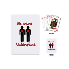 Be Mine Valentine Playing Cards (mini)  by Valentinaart
