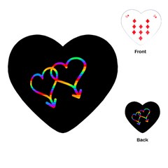 Love Is Love Playing Cards (heart)  by Valentinaart