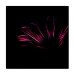 Purple Flower Pattern Design Abstract Background Tile Coasters Front